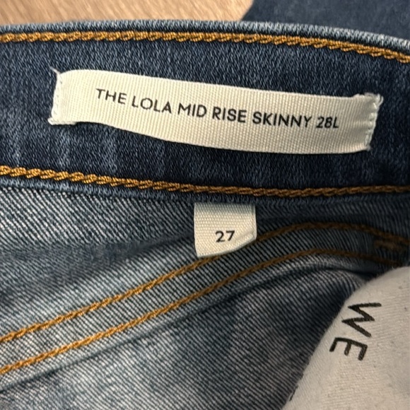 Denim Forum | Lola Mid Rise Skinny Blue Jean Denim 27w/28l - Picture 3 of 6